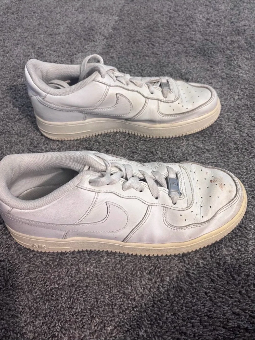 Nike White Low-Top Sneakers with Off-White Sole